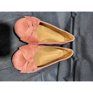 Report Villy Knotted Ballet Flat Pink/Rose Women Size 6.5